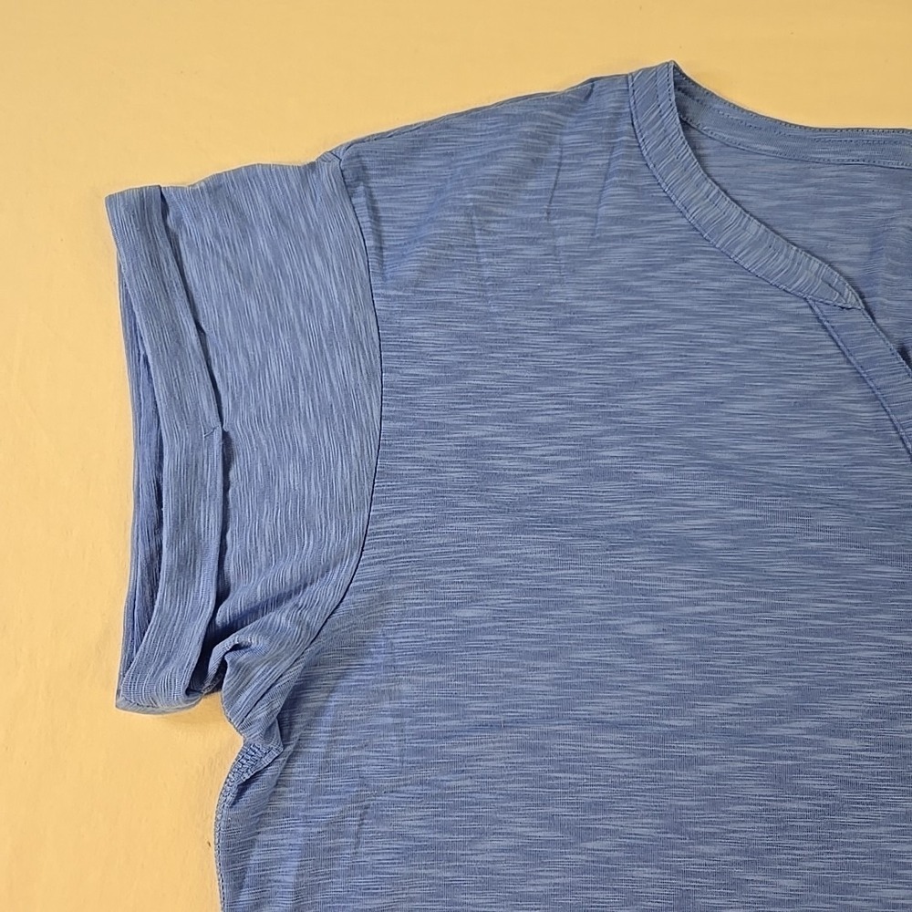 L.L. Bean Women's Streamside T-Shirt XL Petite Blue Moisture Wicking Outdoor Gym - Picture 4 of 11
